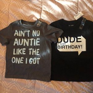 Toddler Birthday Shirt/ Aunt shirt :)